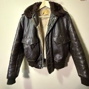 1970s Schott 674MS Bomber Jacket Size 40